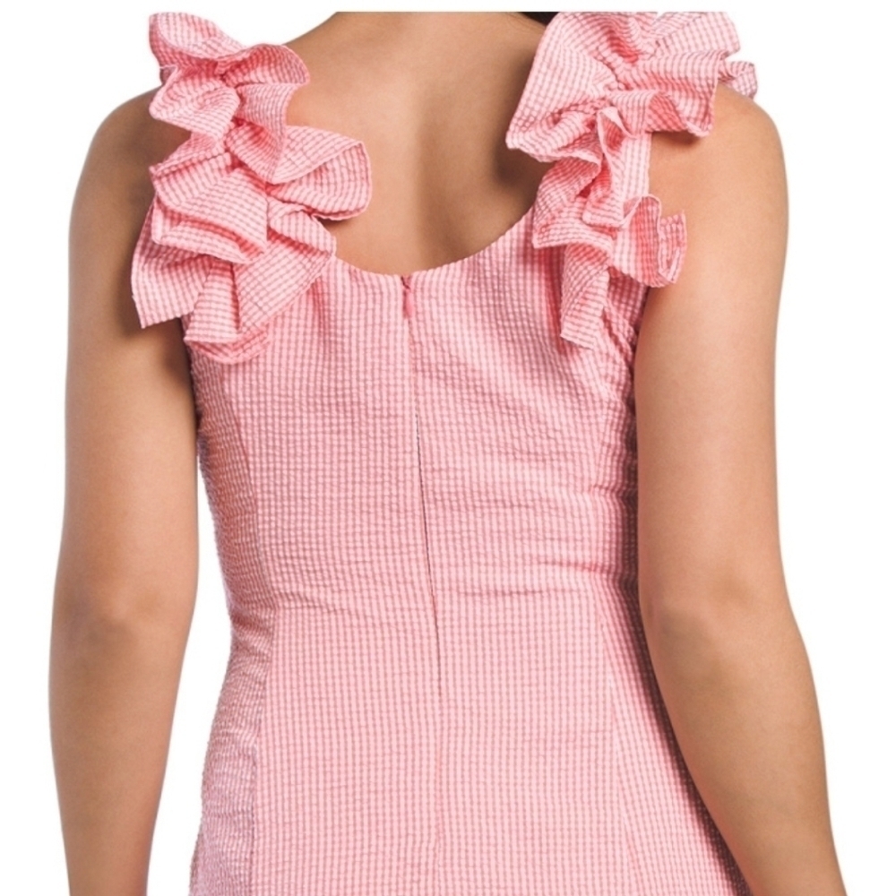Julia Jordan Ruffle Shoulder Dress - Picture 4 of 13